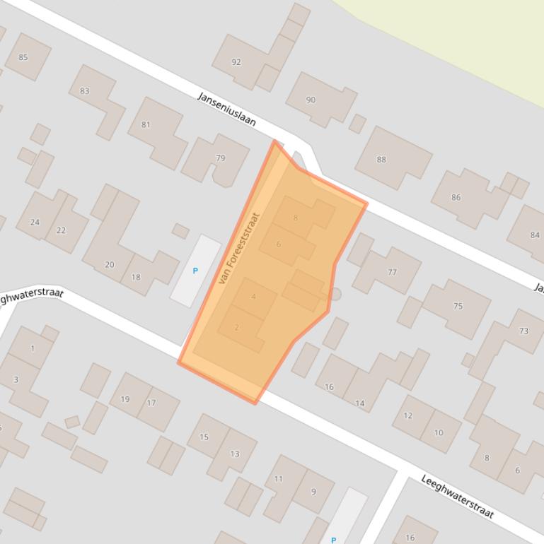 Kaart van postcodegebied 4561ME.