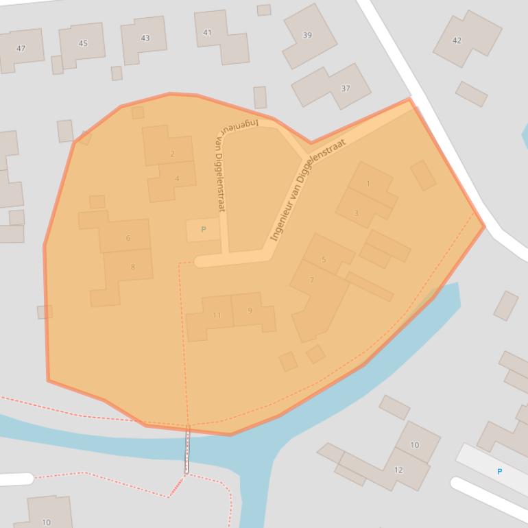 Kaart van postcodegebied 4561ML.