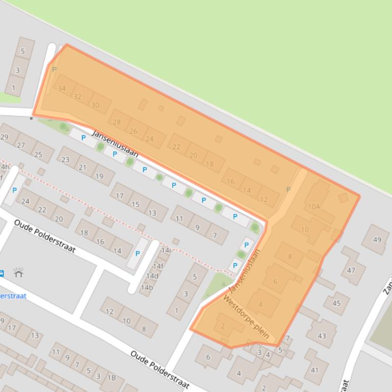 Kaart van postcodegebied 4561NM.