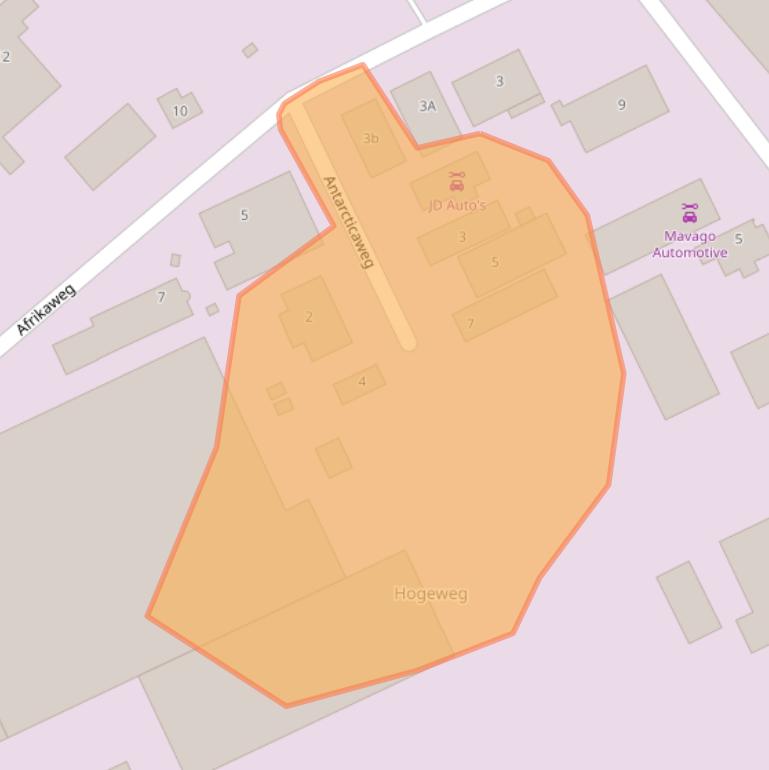 Kaart van postcodegebied 4561PE.