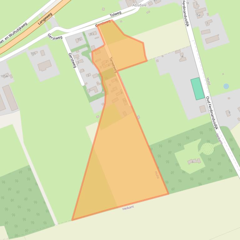 Kaart van postcodegebied 4561PX.