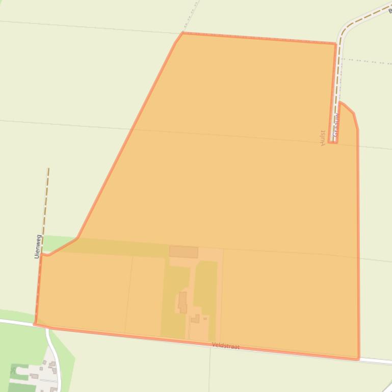 Kaart van postcodegebied 4561SM.