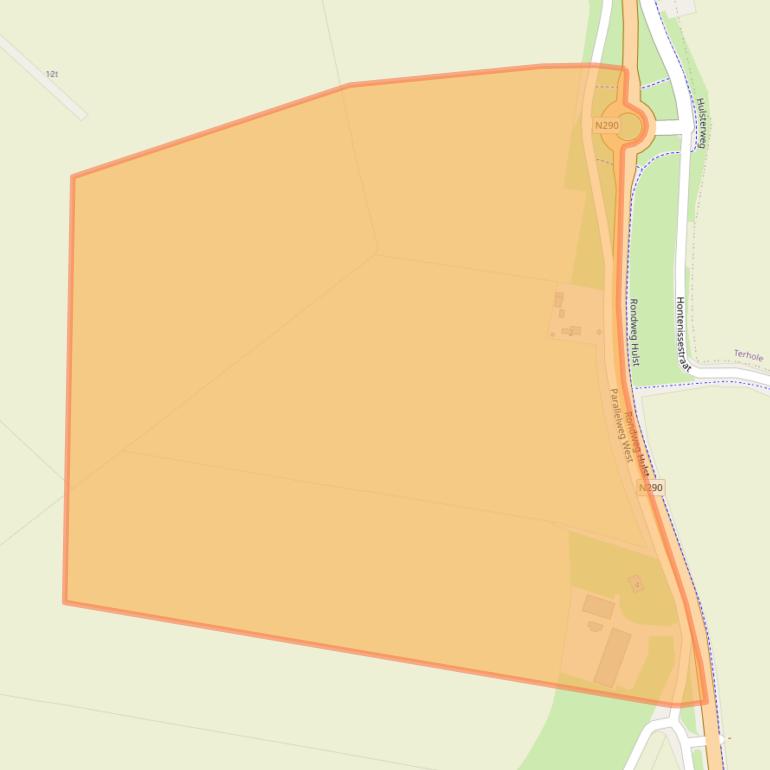 Kaart van postcodegebied 4561SN.