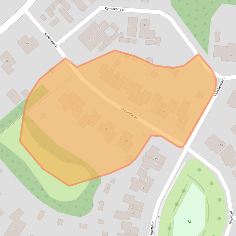 Kaart van postcodegebied 4561TH.