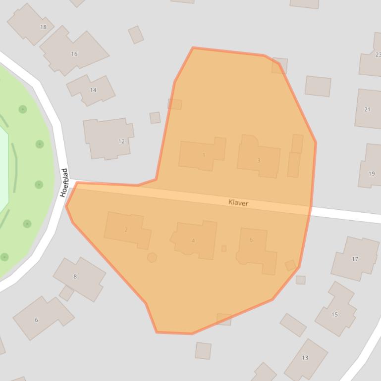 Kaart van postcodegebied 4561TM.