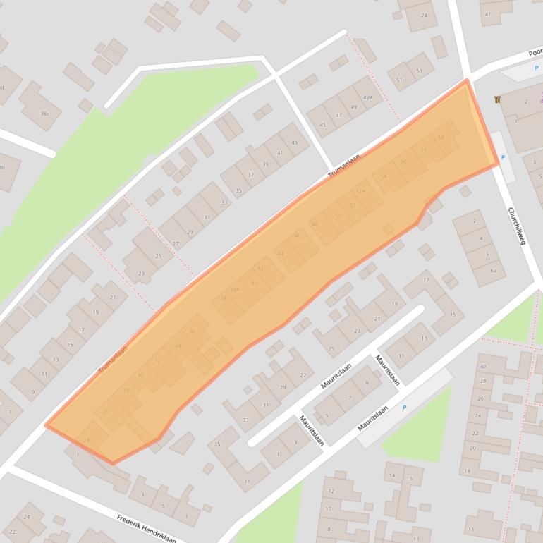 Kaart van postcodegebied 4561WD.