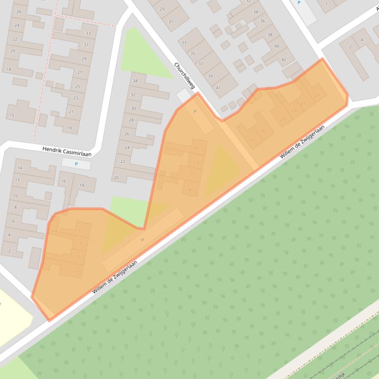 Kaart van postcodegebied 4561WK.