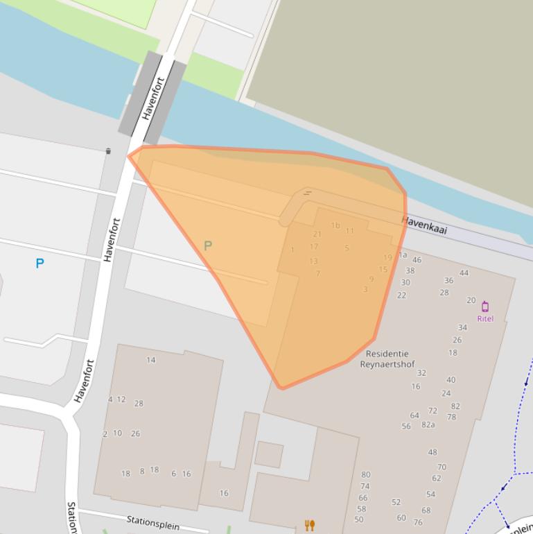 Kaart van postcodegebied 4561XX.