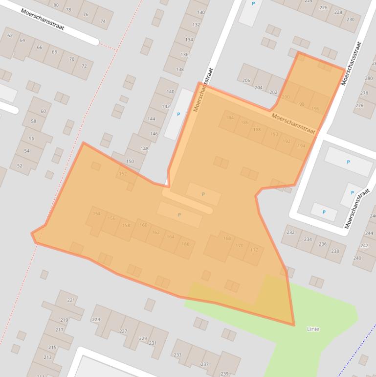 Kaart van postcodegebied 4561ZD.