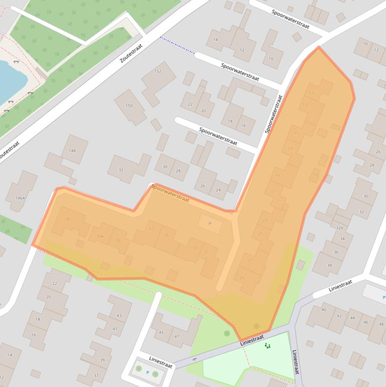 Kaart van postcodegebied 4561ZH.
