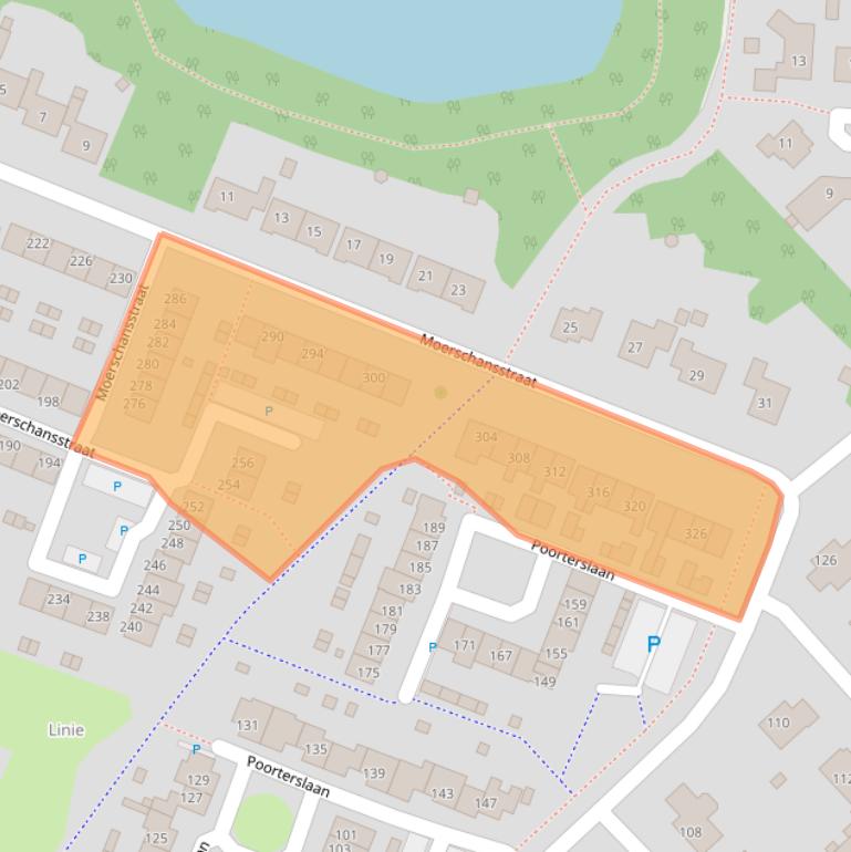 Kaart van postcodegebied 4561ZP.