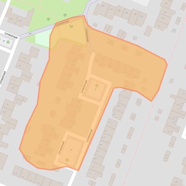Kaart van postcodegebied 4561ZT.