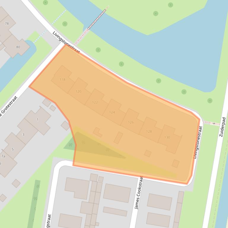 Kaart van postcodegebied 4562BC.