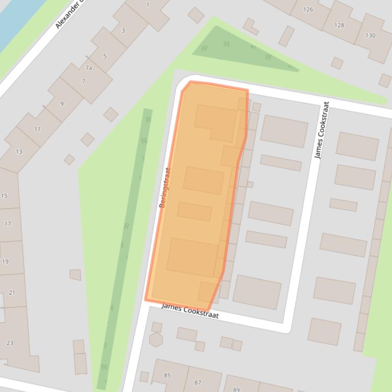 Kaart van postcodegebied 4562BL.