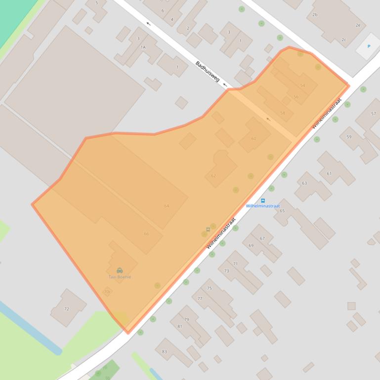 Kaart van postcodegebied 4564AG.