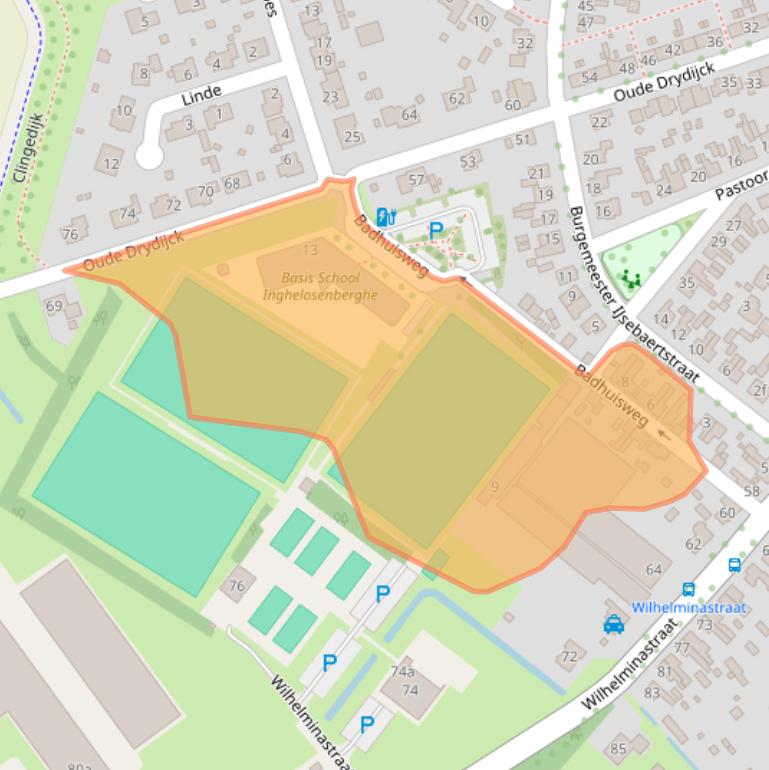 Kaart van postcodegebied 4564AH.