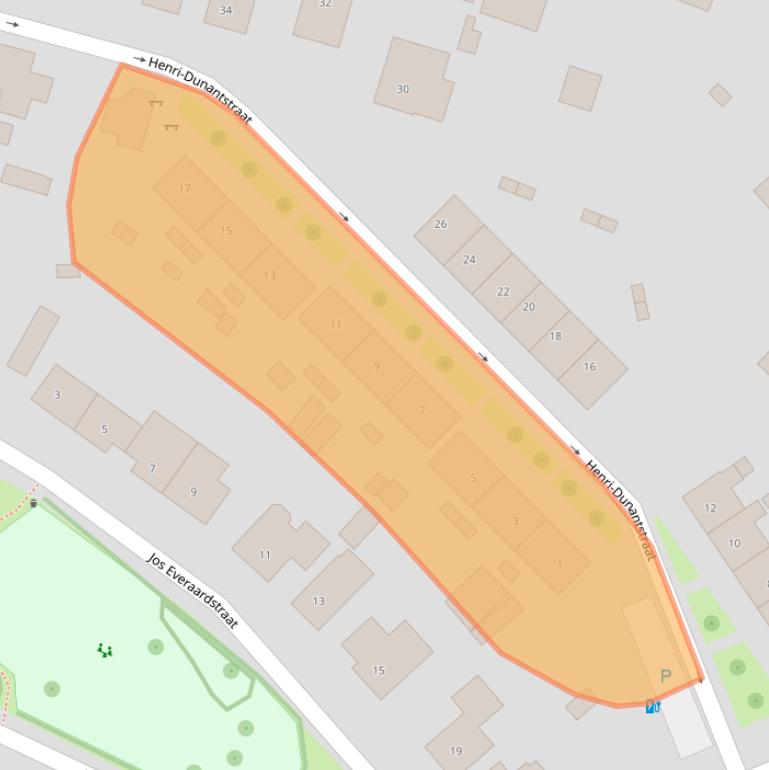 Kaart van postcodegebied 4564AT.