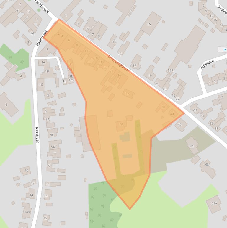 Kaart van postcodegebied 4564EG.