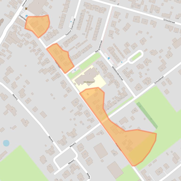 Kaart van postcodegebied 4566AK.