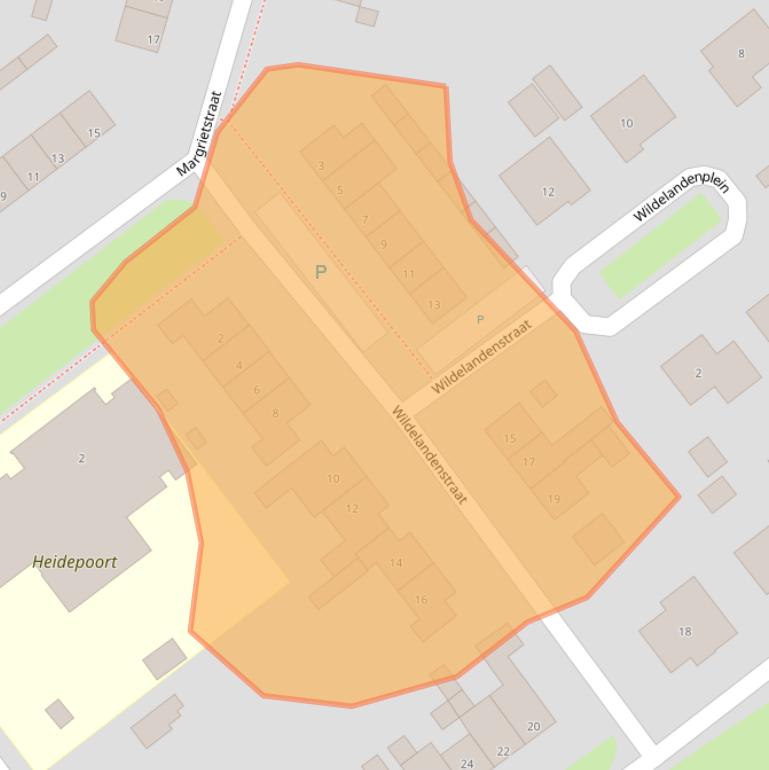 Kaart van postcodegebied 4566AP.