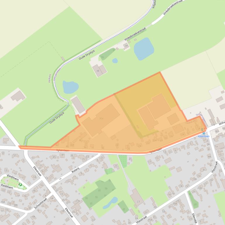 Kaart van postcodegebied 4566AW.