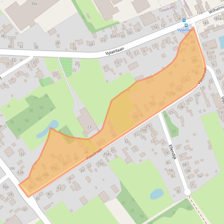 Kaart van postcodegebied 4566BD.