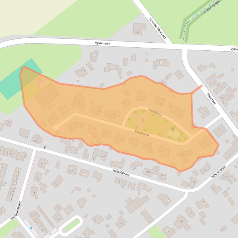 Kaart van postcodegebied 4566BP.