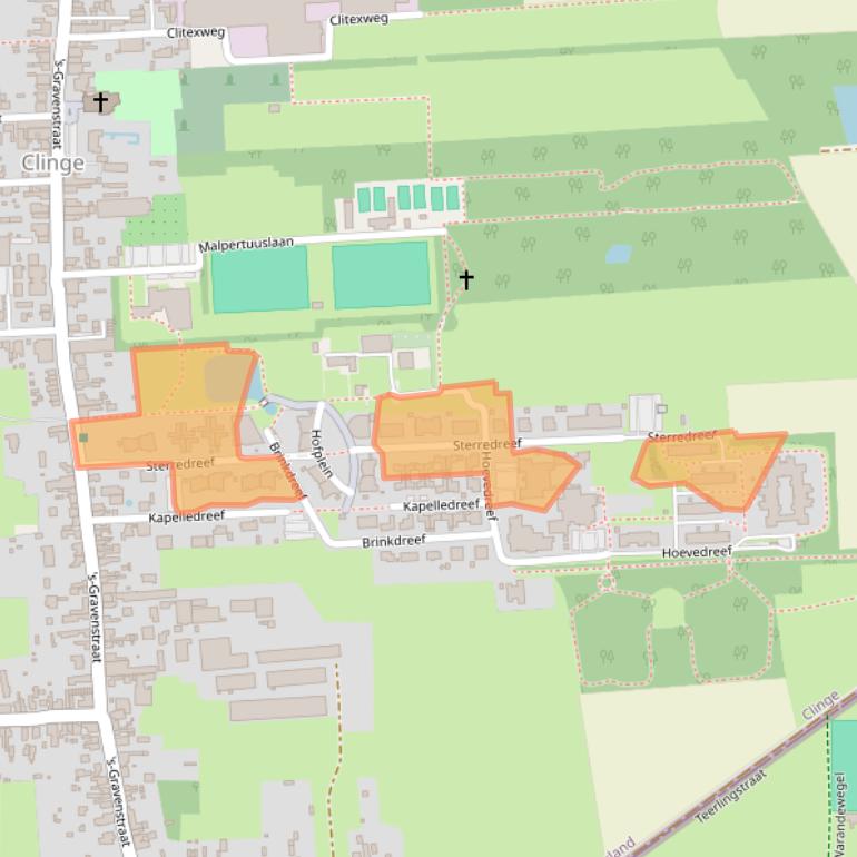 Kaart van postcodegebied 4567BL.