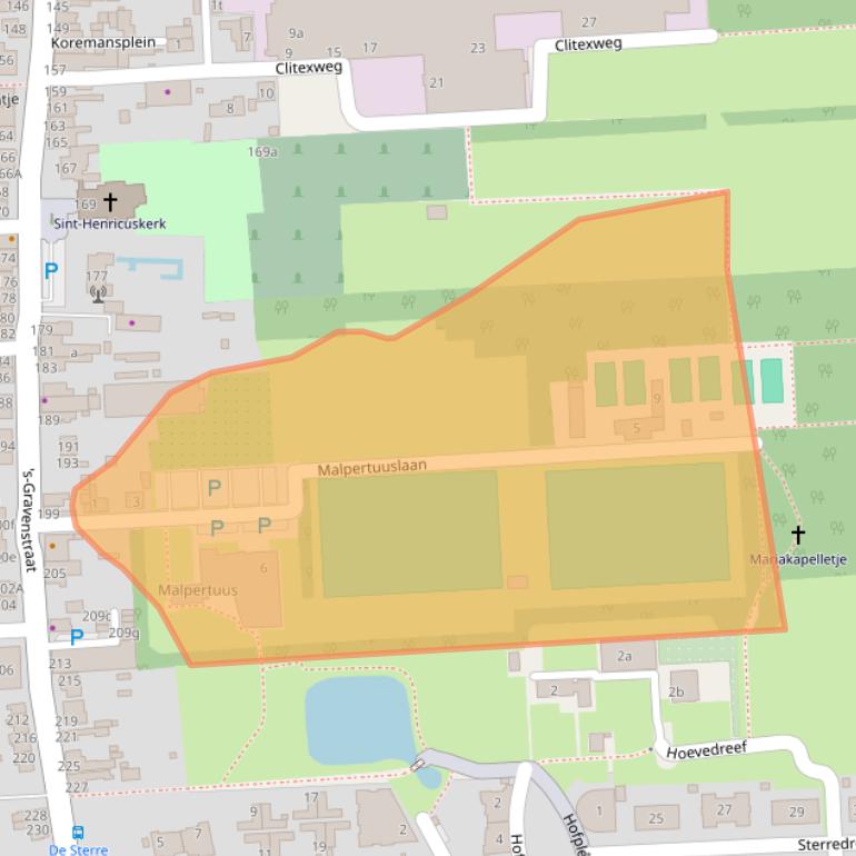 Kaart van postcodegebied 4567BM.