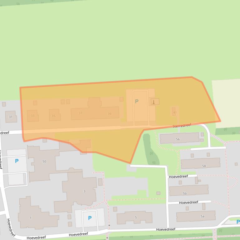 Kaart van postcodegebied 4567BW.