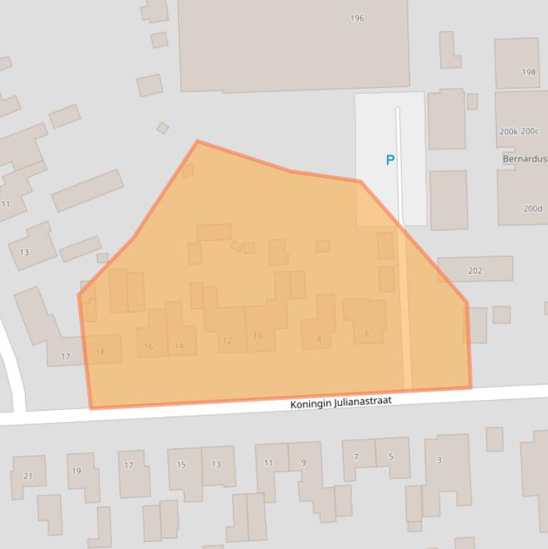 Kaart van postcodegebied 4567CB.