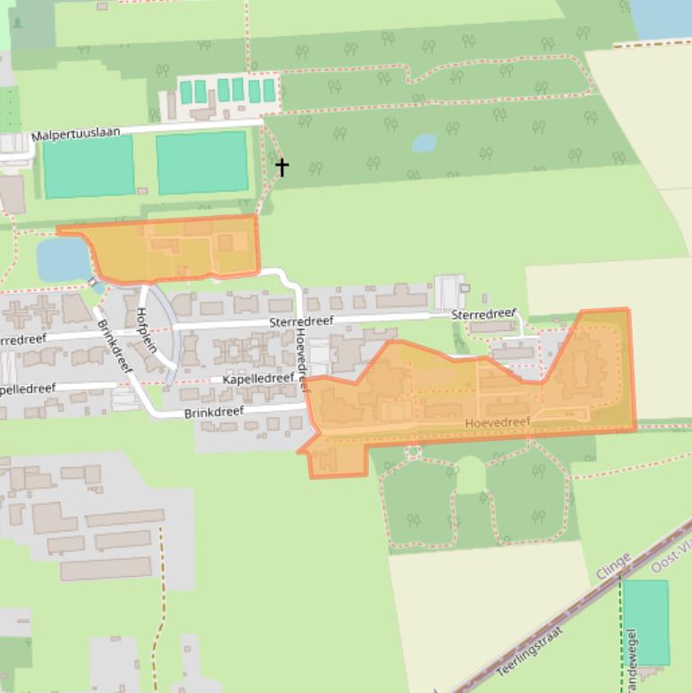 Kaart van postcodegebied 4567EC.