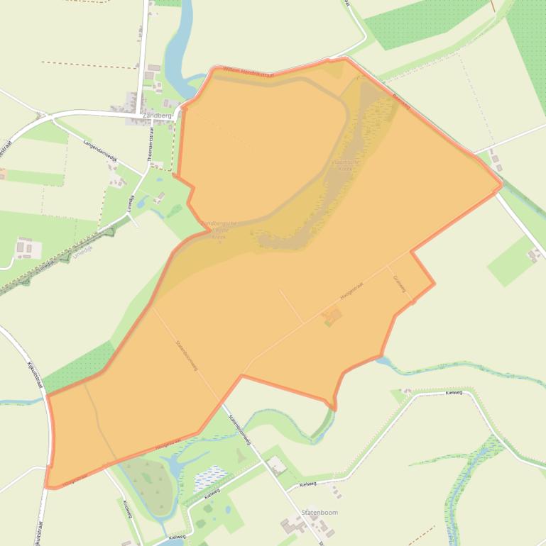 Kaart van postcodegebied 4567PC.