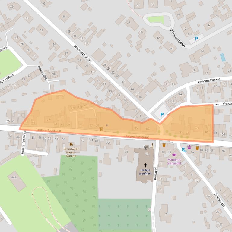 Kaart van postcodegebied 4568AB.