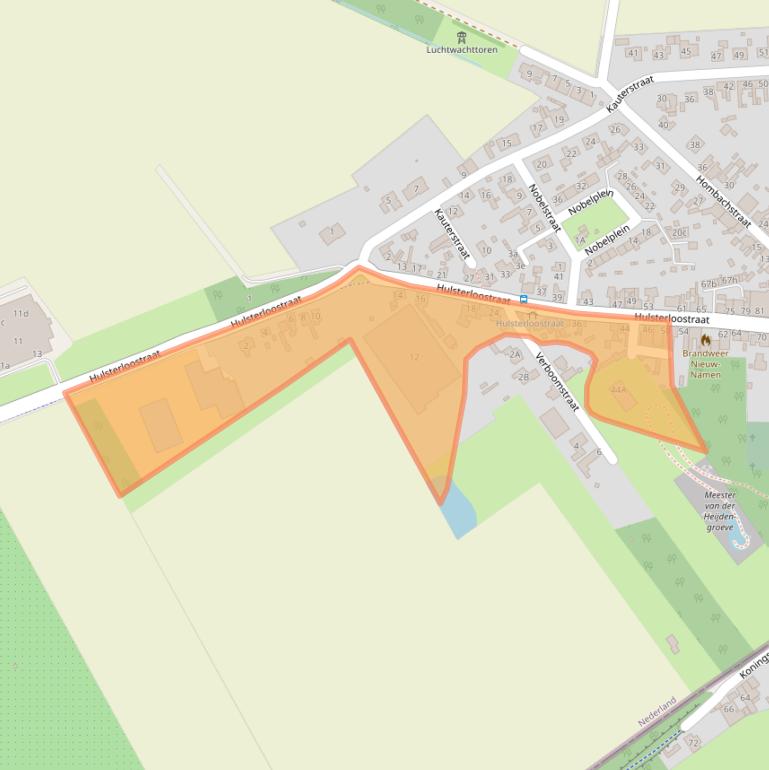 Kaart van postcodegebied 4568AE.