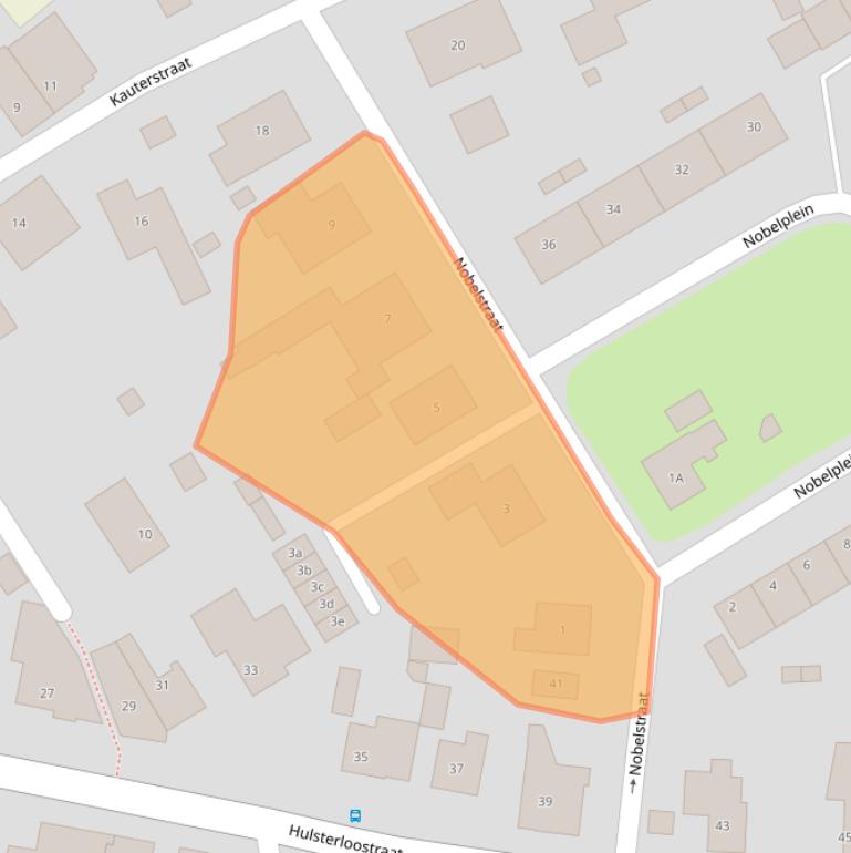 Kaart van postcodegebied 4568AT.