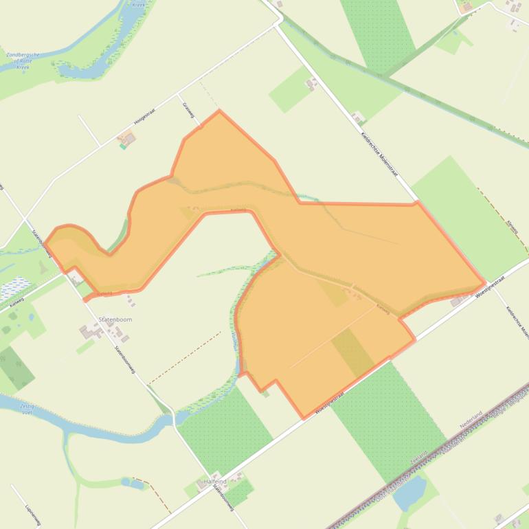 Kaart van postcodegebied 4568PB.