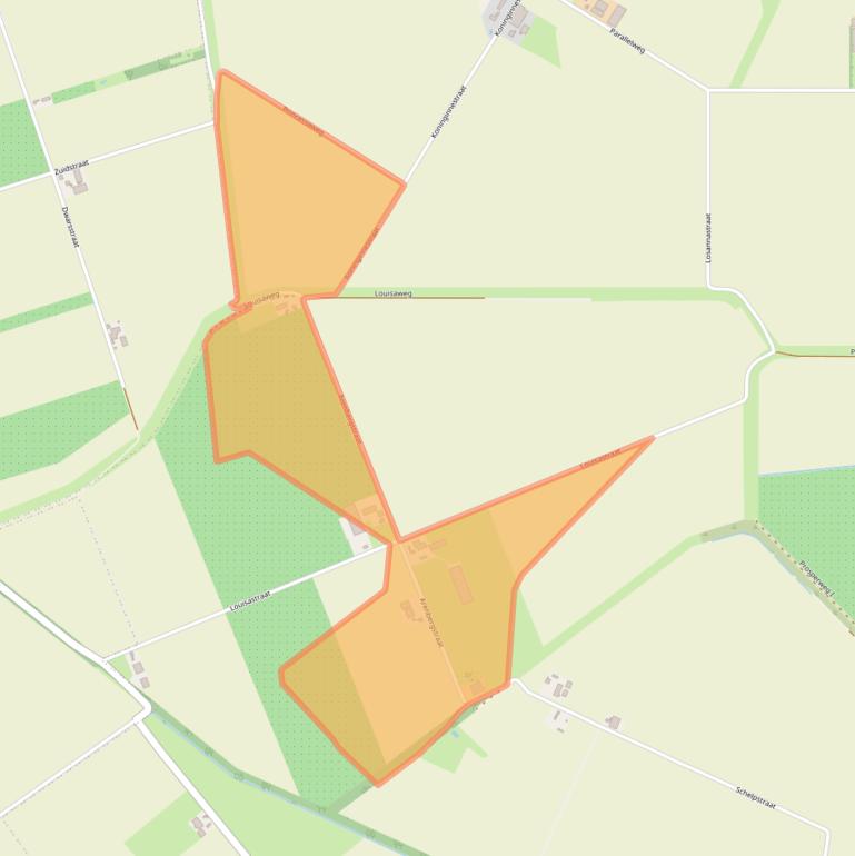 Kaart van postcodegebied 4568PD.