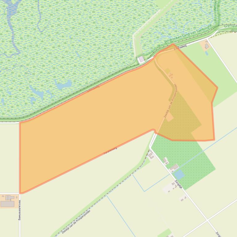 Kaart van postcodegebied 4568PP.