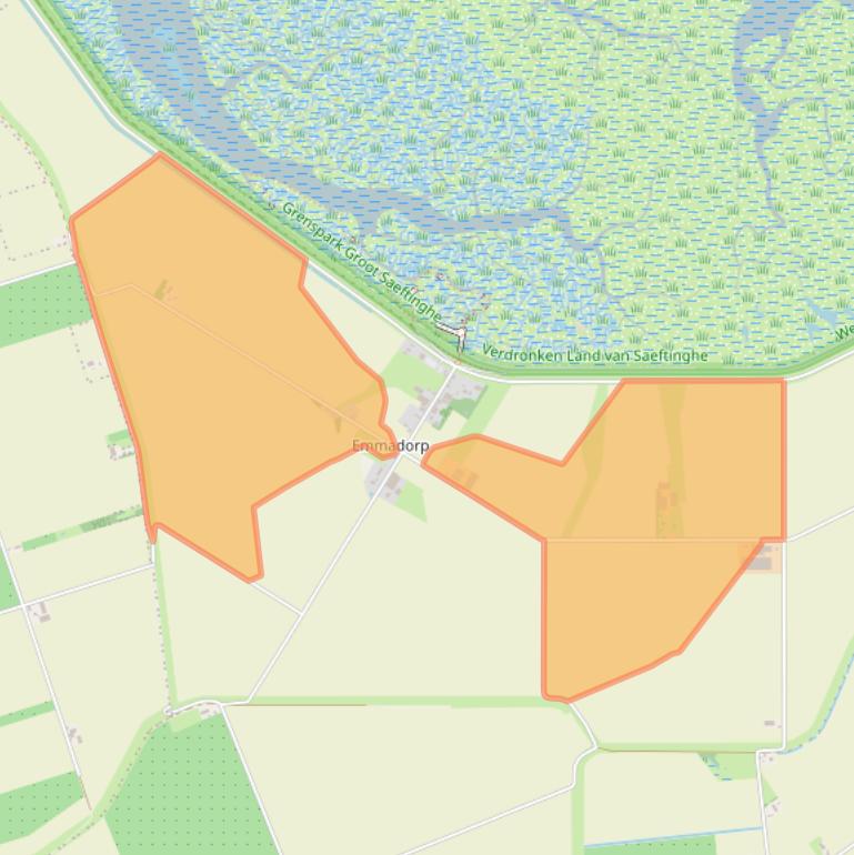 Kaart van postcodegebied 4568PS.