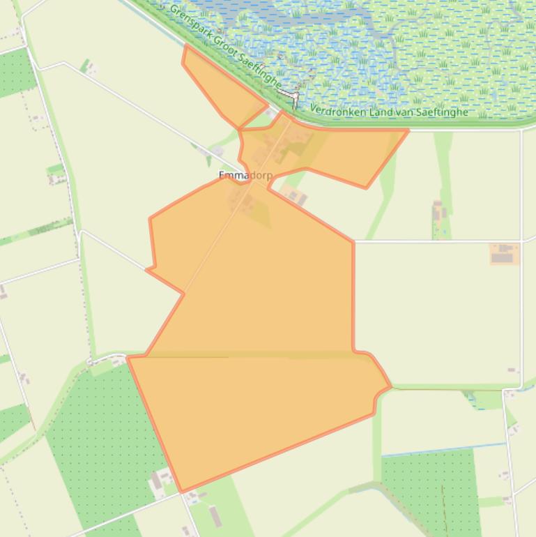 Kaart van postcodegebied 4568PT.