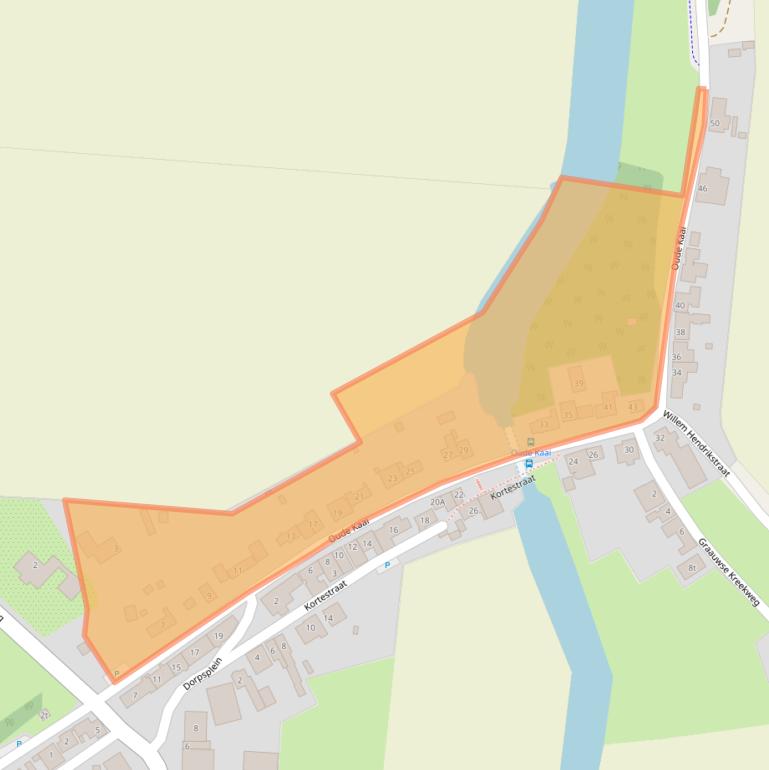 Kaart van postcodegebied 4569AA.