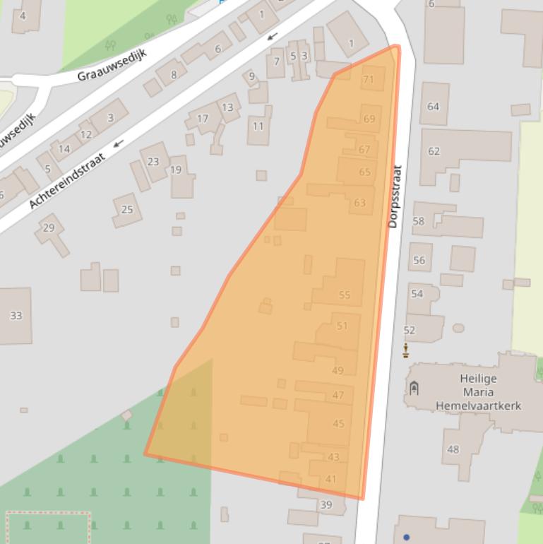 Kaart van postcodegebied 4569AH.