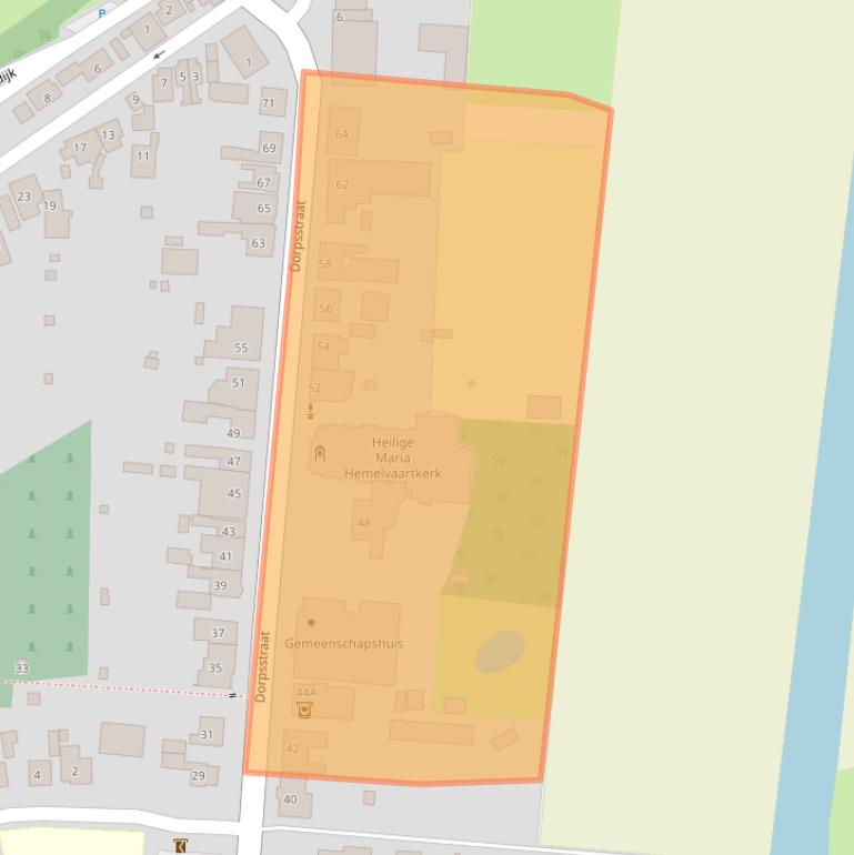 Kaart van postcodegebied 4569AK.