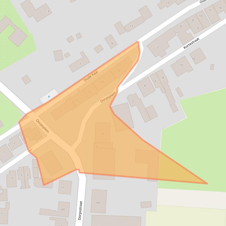 Kaart van postcodegebied 4569AL.