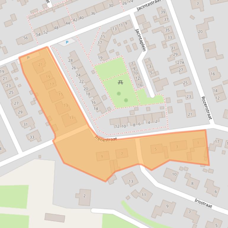 Kaart van postcodegebied 4569AM.