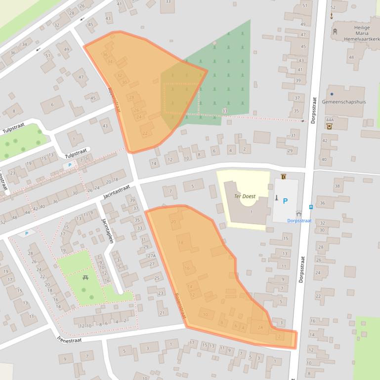 Kaart van postcodegebied 4569AV.