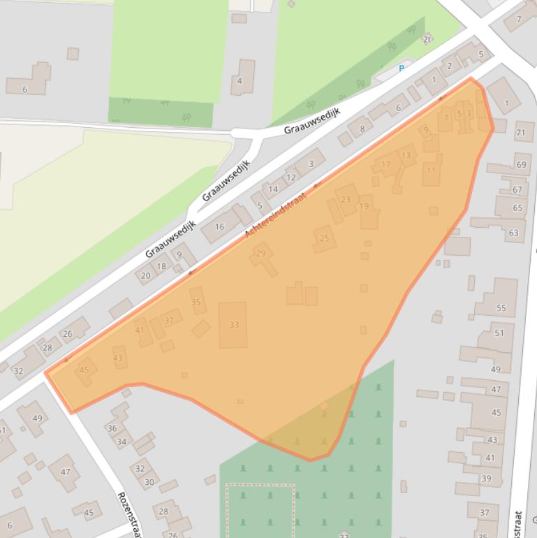 Kaart van postcodegebied 4569AW.