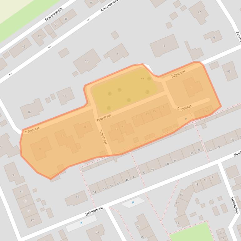 Kaart van postcodegebied 4569BB.
