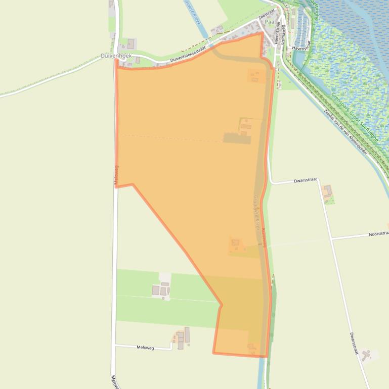 Kaart van postcodegebied 4569PE.